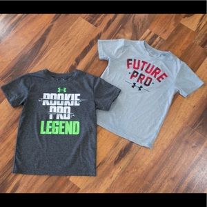 2x Under Armour shirts size 6